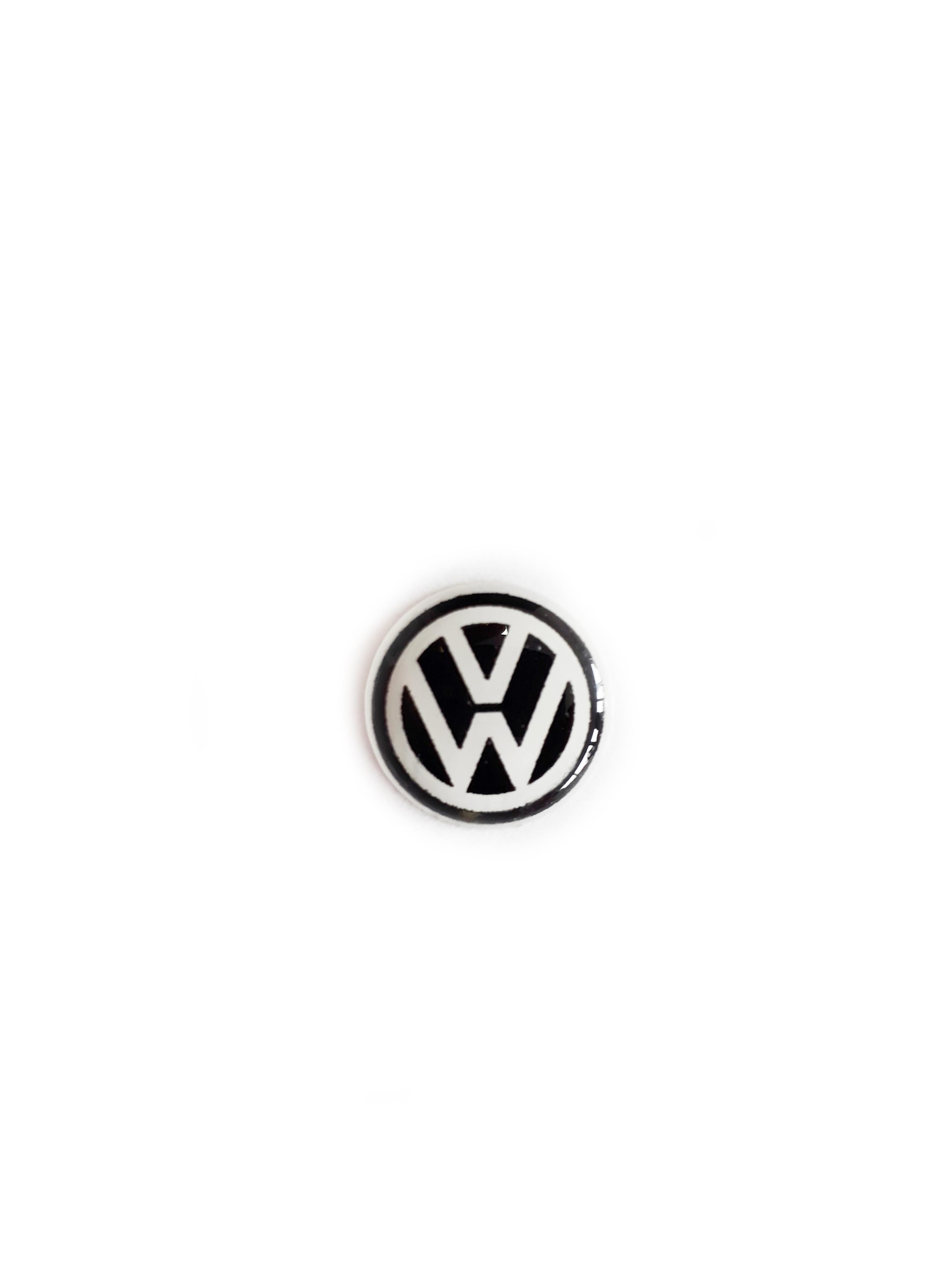 Anahtar Logosu 12mm - Volkswagen Siyah 