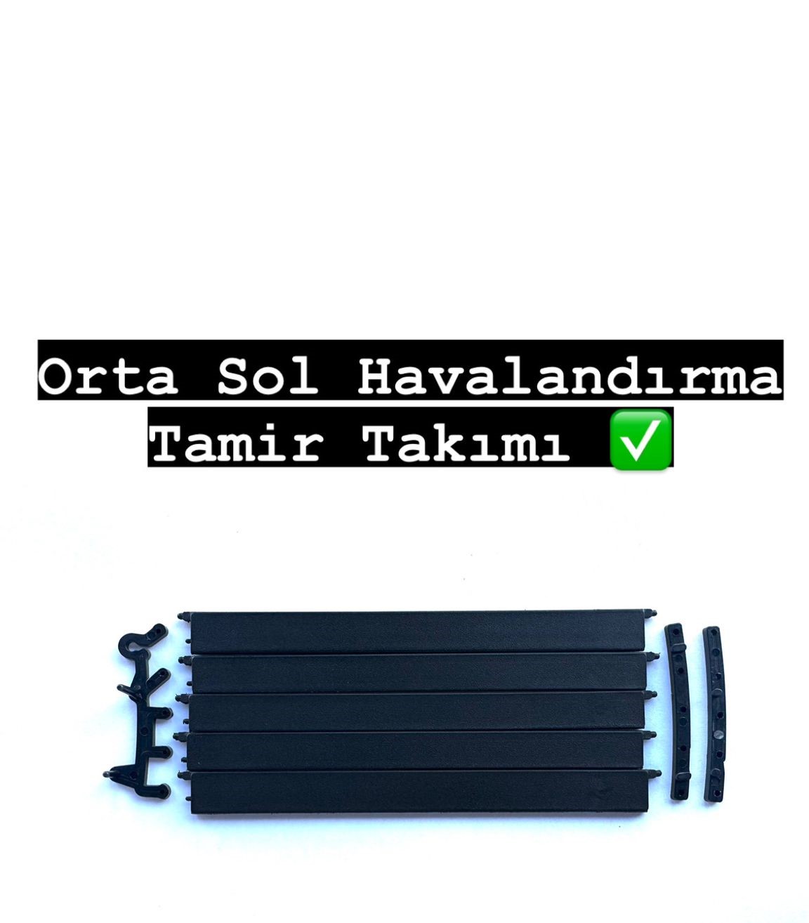 Bora Orta Sol Havalandırma Izgara Takımı ( Sadece Ön Petekler )