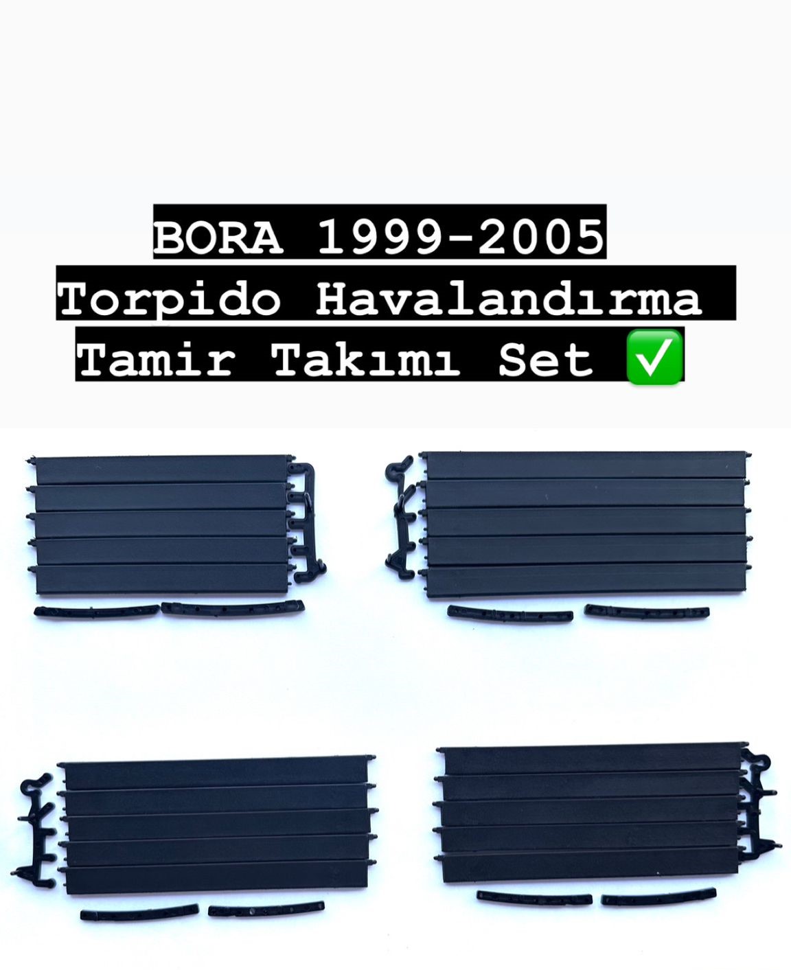 Bora Havalandırma Izgara Takımı ( Sadece Ön Petekler )