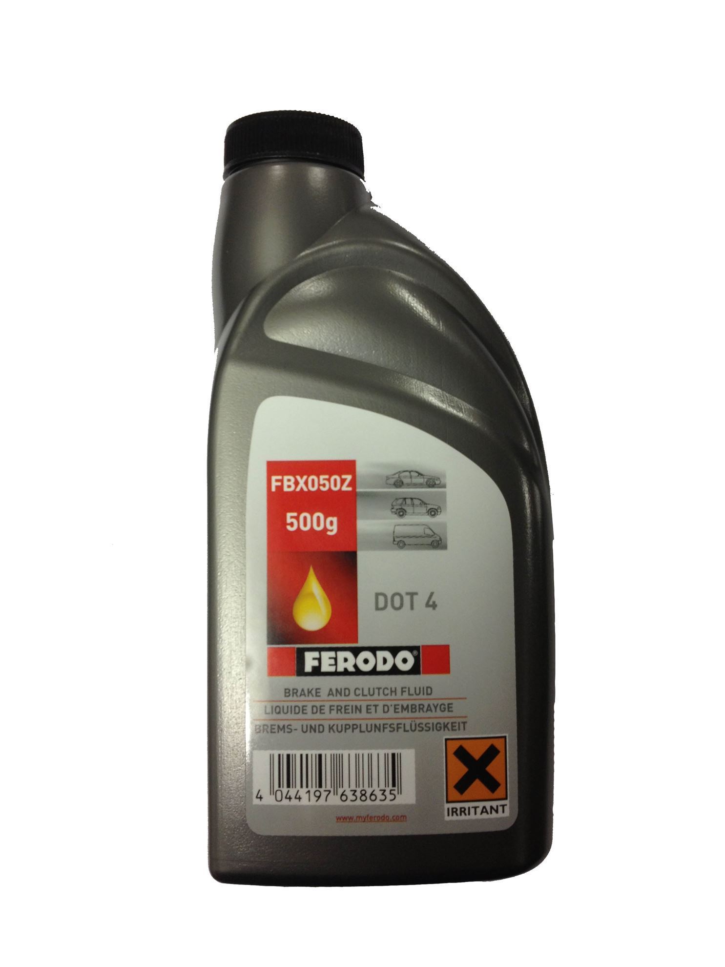 Fren Hidroliği Tüm Modeller 500ML DOT 4 - FBX050Z - FERODO Marka